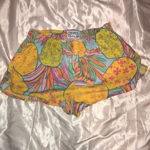 Women’s chubbies shorts - pineapple pattern